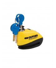 Oxford Screamer7 Alarm Motorcycle Disc Lock at JTS Biker Clothing